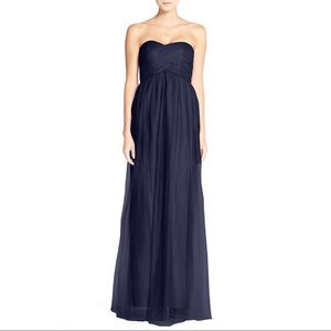 • DONNA MORGAN • Felicity Strapless Empire Gown